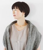 大粒コットンパールロングネックレス(キスカ)