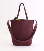 2WAY logo ecoレザー バッグ M(E・パープル)