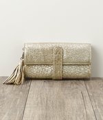 厚口シープタッセル付きギャルソンウォレット(B・シルバー)