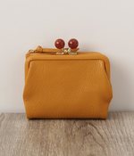 二つ折りがま口財布(E・イエロー)