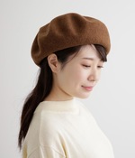 大人の八角ビッグベレー帽(C・オーク)