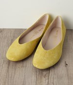 【送料無料】インヒールパンプス(C・イエロー)【入荷待ち】