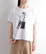 サトウアサミプリントTシャツ(レッド)【入荷待ち】