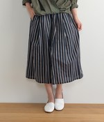 ストライプタックパンツ(ネイビー)