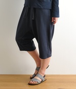 ミニ裏毛スウェットハーフパンツ(ネイビー)