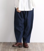 デニムタックパンツ(ネイビー)