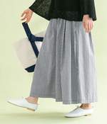 ダンプタックフレアパンツ(ギンガム)