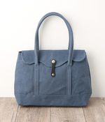 フラップ ミニトートバッグ(C・ブルーグレー)【入荷待ち】