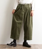 コットンコーデュロイタックパンツ(B・カーキ)【入荷待ち】