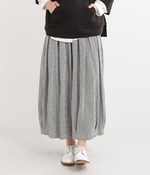 コットンデニムタックパンツ(C・ヒッコリー)