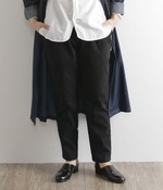 ウエストタックテーパードパンツ(A・ブラック)