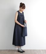 2WAYサークル刺繍ミニバッグ(B・ネイビー)
