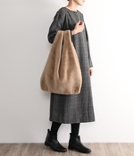 フェイクファーバッグ(C・ベージュ)【入荷待ち】