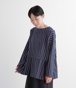 ストライププルオーバー(C・ネイビー)