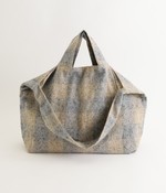 ネップブロックチェックBAG(A・ベージュ)
