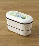ことり2段ランチBOX(A・セキセイインコマルチ)