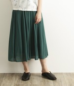 楊柳ロングスカート(C・グリーン)【入荷待ち】