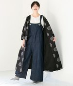 コットンリネンデニムサロペット(A・インディゴ)