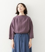 オフボトルネックブラウス(A・スモーキーパープル)