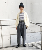 起毛サスペンダー付きパンツ(A・スミクロ)
