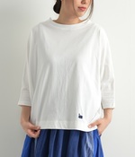 USコットン Cloche 6分袖プルオーバー(A・オフホワイト)