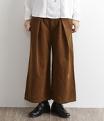コーデュロイボリュームタックワイドパンツ(B・キャメル)
