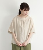 バードブローチ付きモックネクプルオーバー(A・麻キナリ)