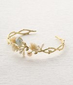 かすみ草のバングル(ゴールド)