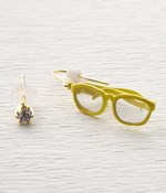 サングラスのピアス(ゴールド)