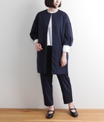 【別注】ジャケット+パンツ SET(B・ネイビー)【リンネル9月号掲載別カラー】