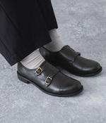 ダブルモンクシューズ(B・ブラック)【入荷待ち】