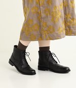 ウィングチップブーツ(B・ブラック)
