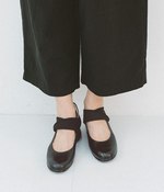 ストレッチベルトパンプス(ブラック)【入荷待ち】