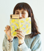 【リンネル別注】kazumiさん×marble SUD スマートフォンケース(A・イエロー)