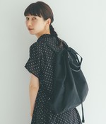 【リンネル別注】kazumiさん×STANDARD SUPPLY トートになる2wayリュック(A・ブラック)