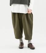 メルトンサルエルパンツ(カーキ)