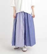 Cornet miscマキシコットンスカート(A・ブルーミックス)