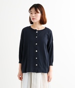 Cielハイツイストコットン2wayニット(A・ネイビー)